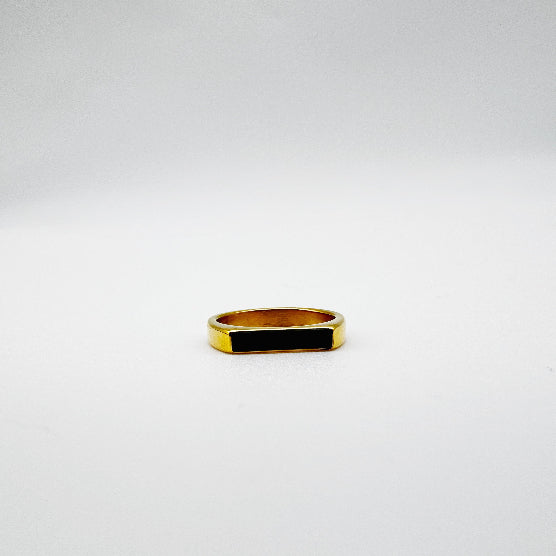 BLACK BAR RING