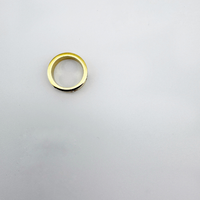 THICK GOLD RING WITH ZIRCONS