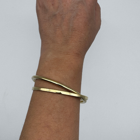 MINIMALIST BANGLE BRACELET- SET OF TWO SIZES
